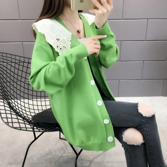 9196 New Style Lace splicing