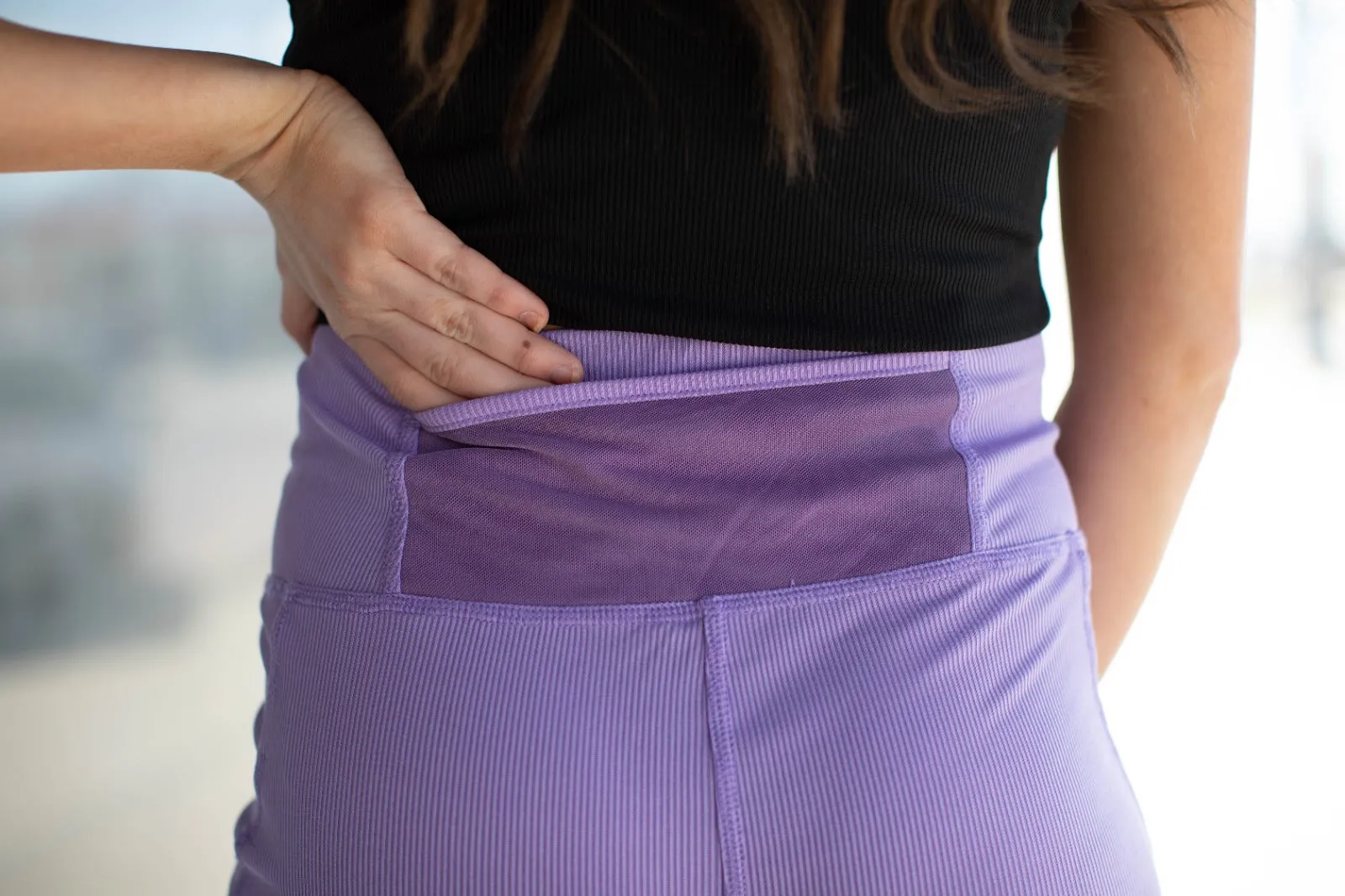 ACTIVE PANTS WITH BACK PHONE POCKET