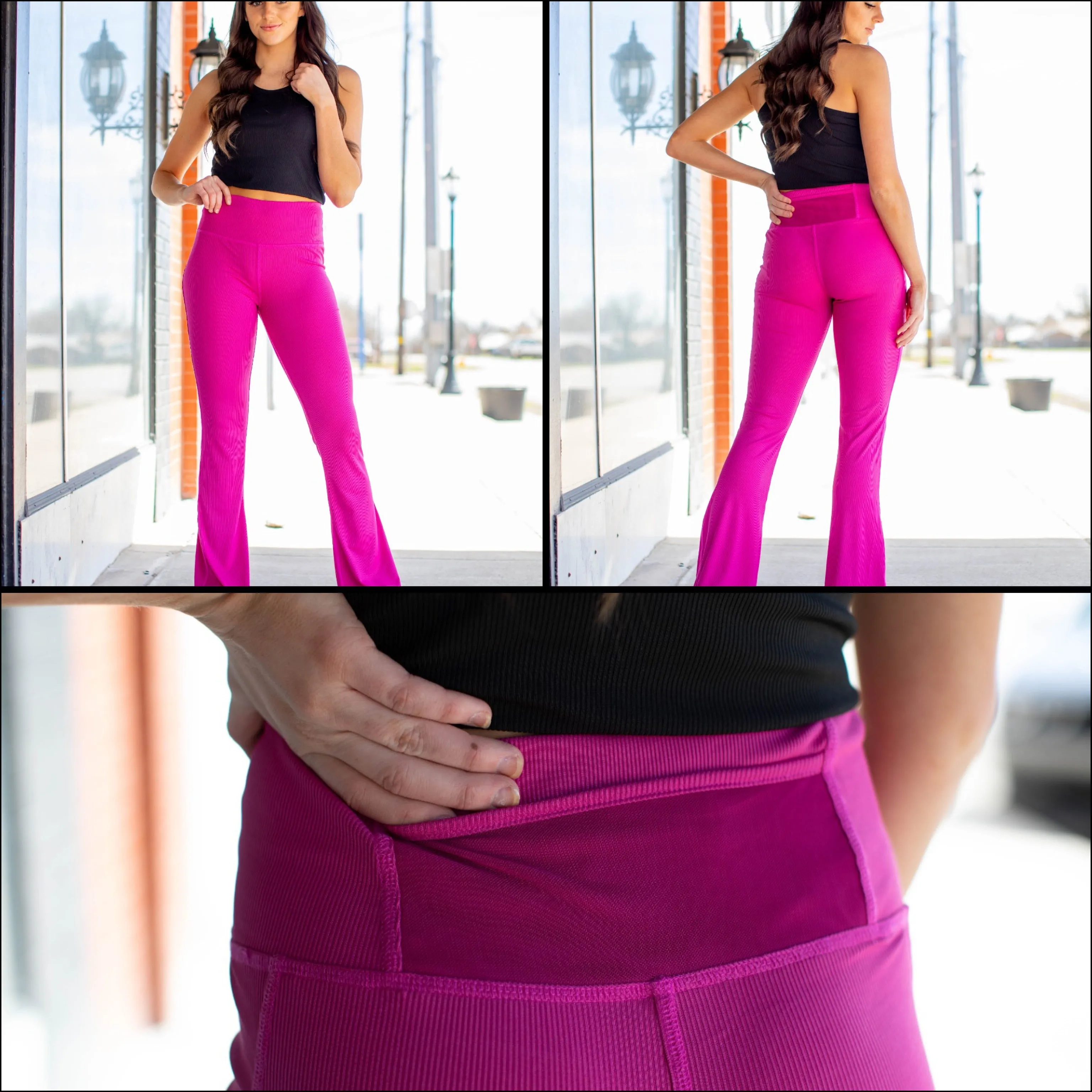 ACTIVE PANTS WITH BACK PHONE POCKET