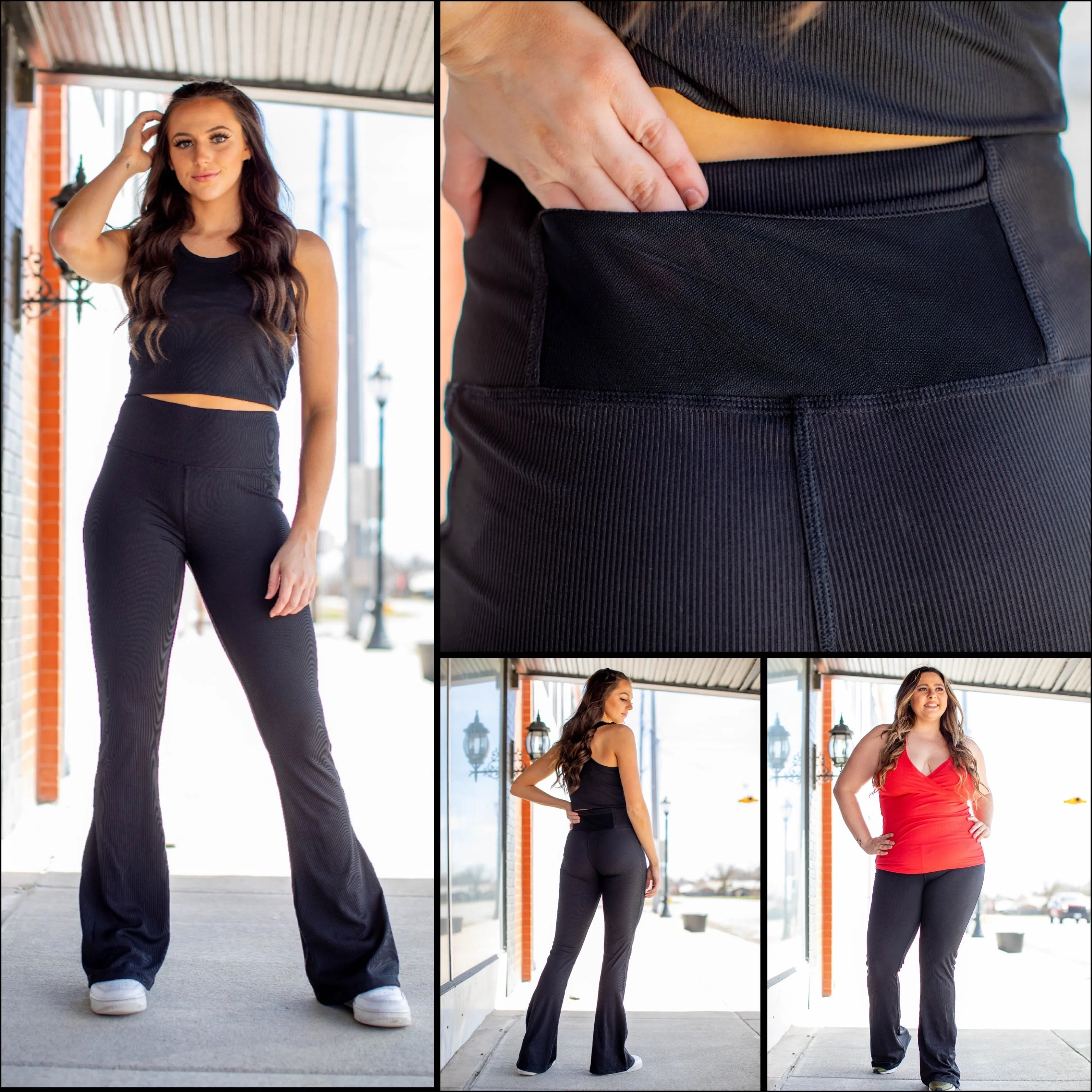 ACTIVE PANTS WITH BACK PHONE POCKET