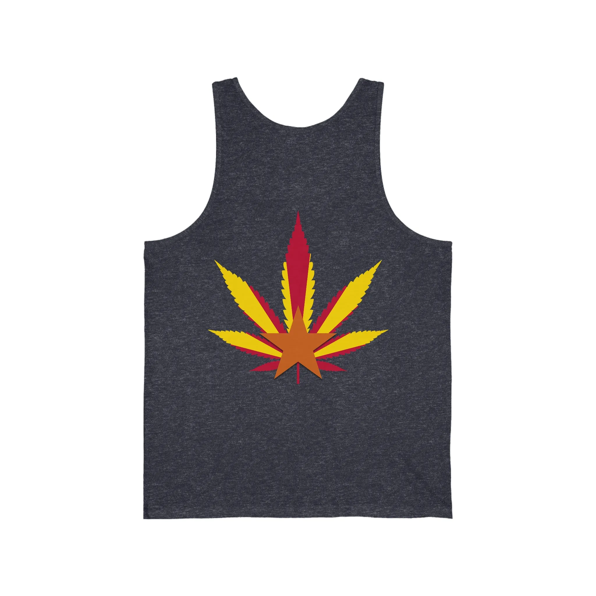 Arizona Cannabis Flag Leaf - Unisex Jersey Tank