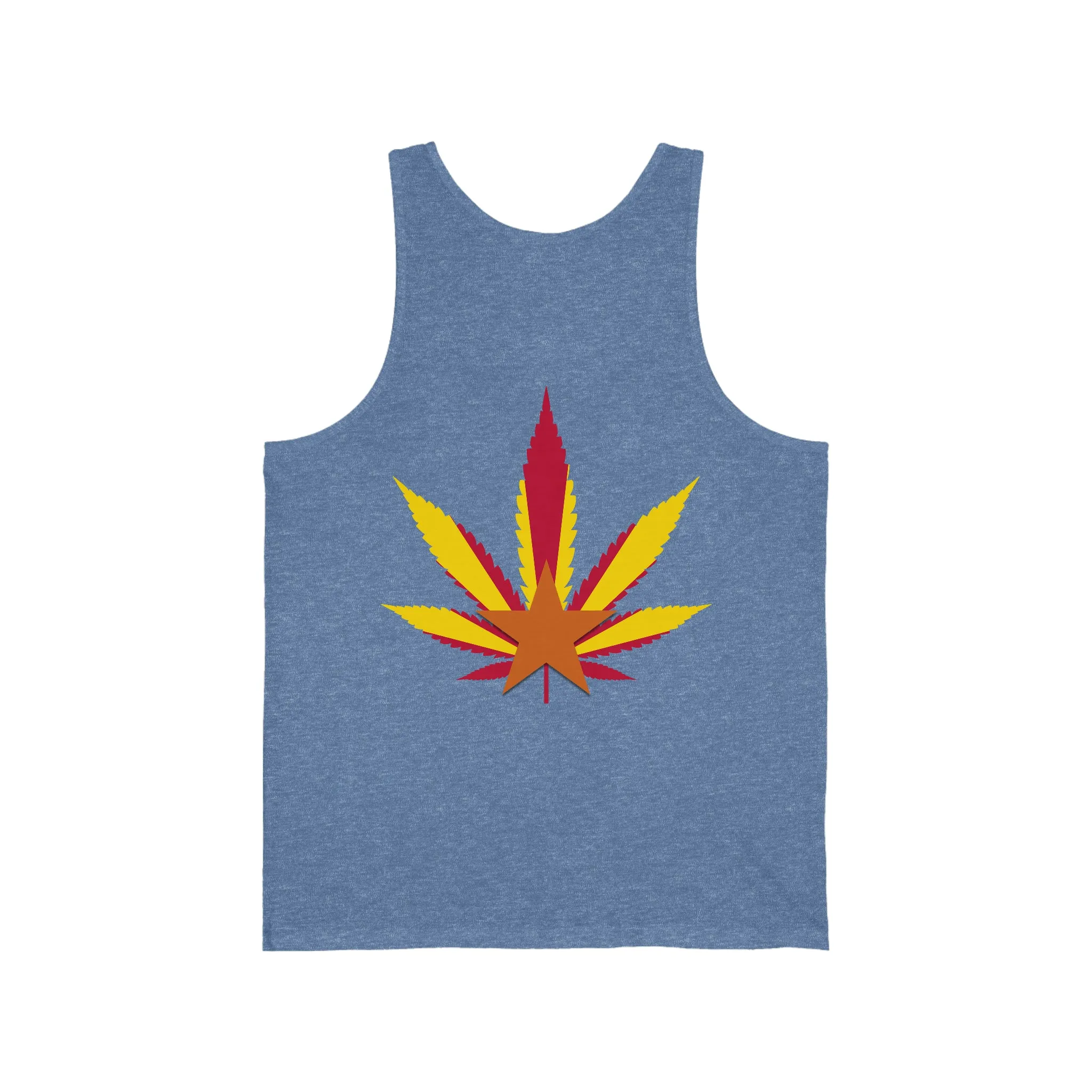 Arizona Cannabis Flag Leaf - Unisex Jersey Tank