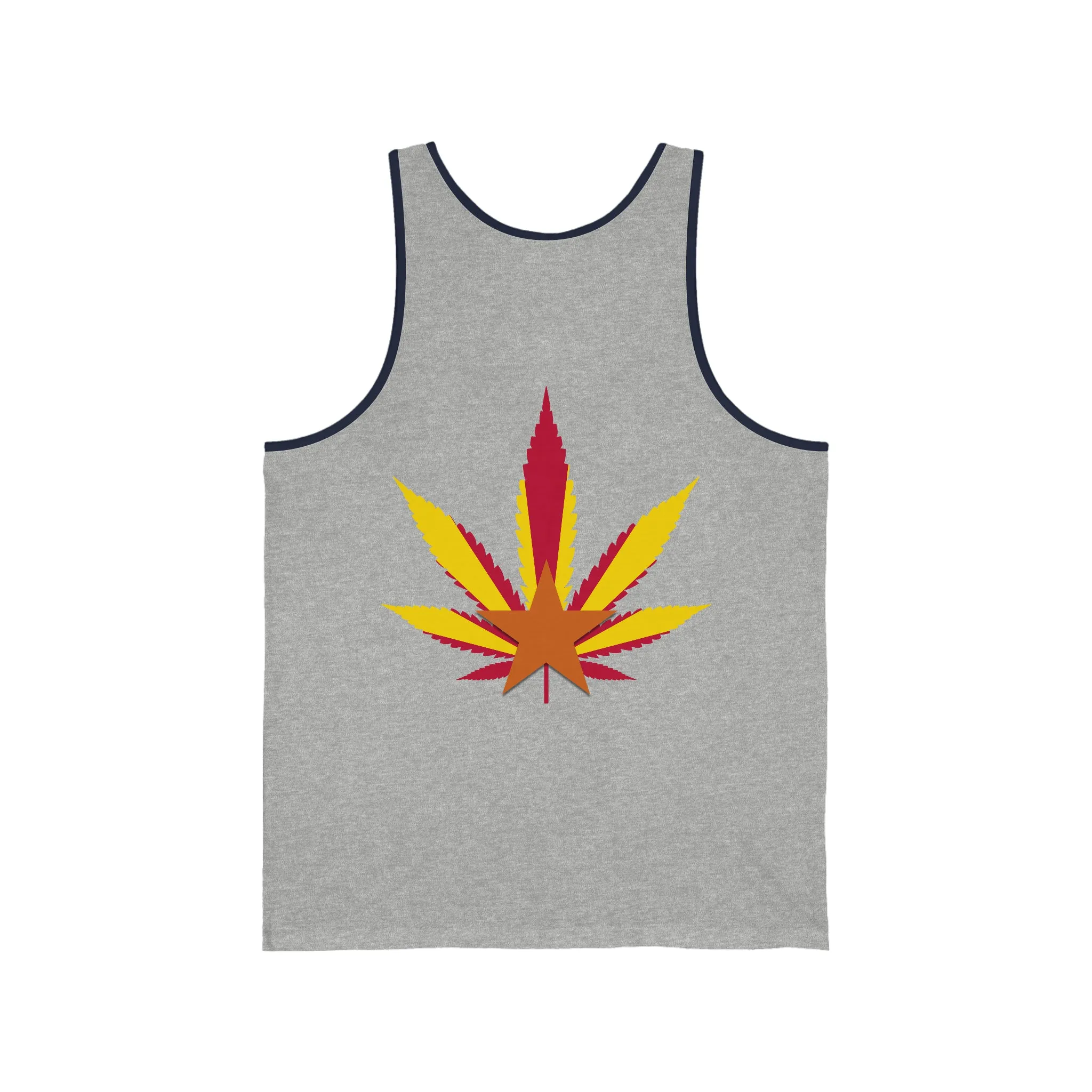 Arizona Cannabis Flag Leaf - Unisex Jersey Tank