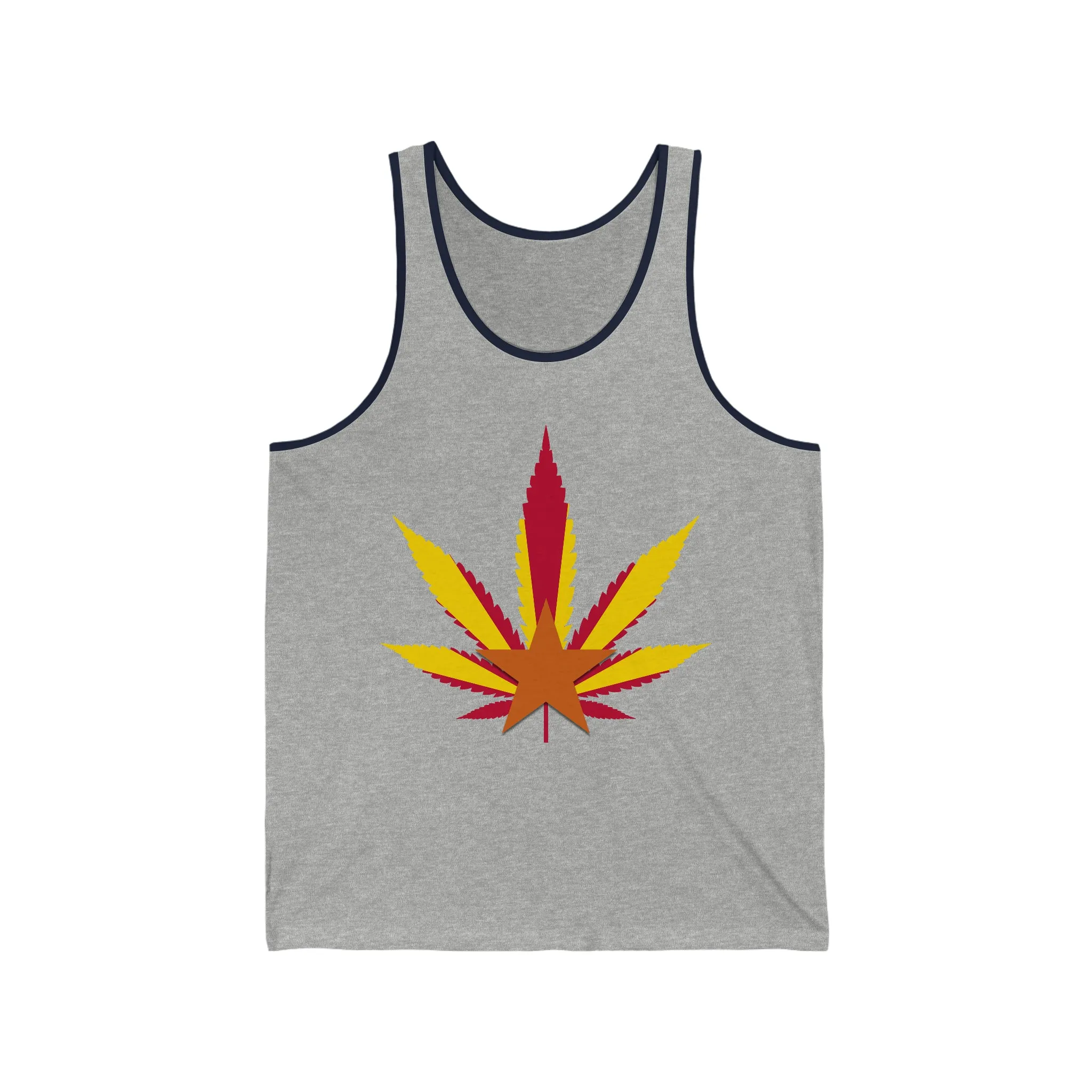 Arizona Cannabis Flag Leaf - Unisex Jersey Tank