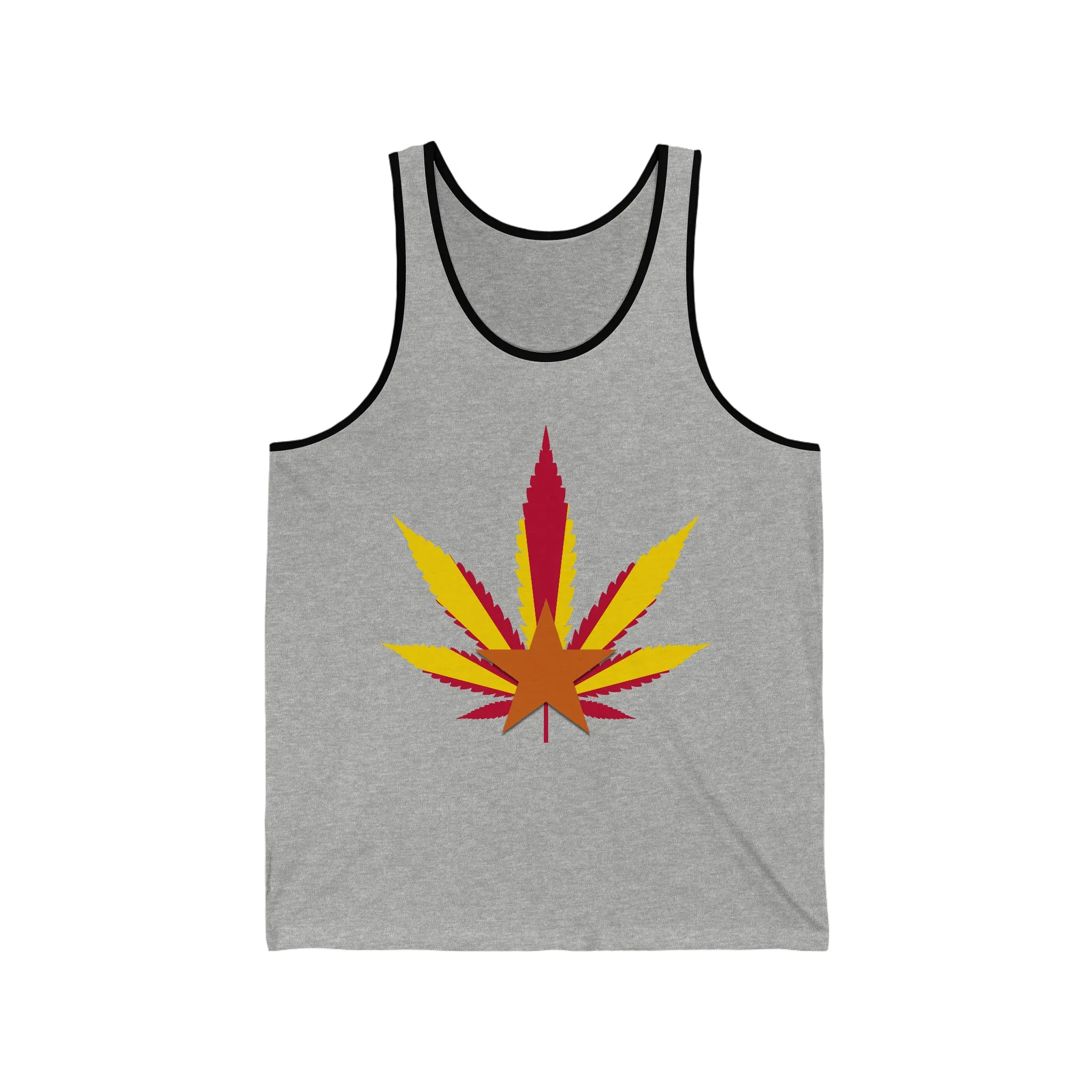 Arizona Cannabis Flag Leaf - Unisex Jersey Tank