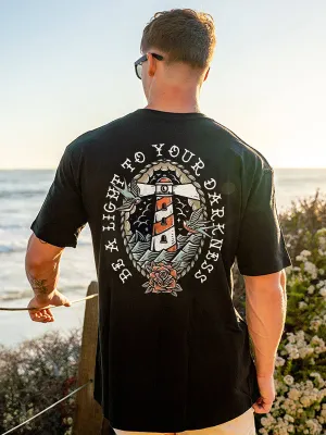 Be A Light To Your Darkness Printed Men's T-shirt