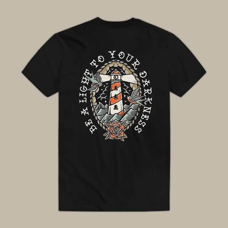 Be A Light To Your Darkness Printed Men's T-shirt