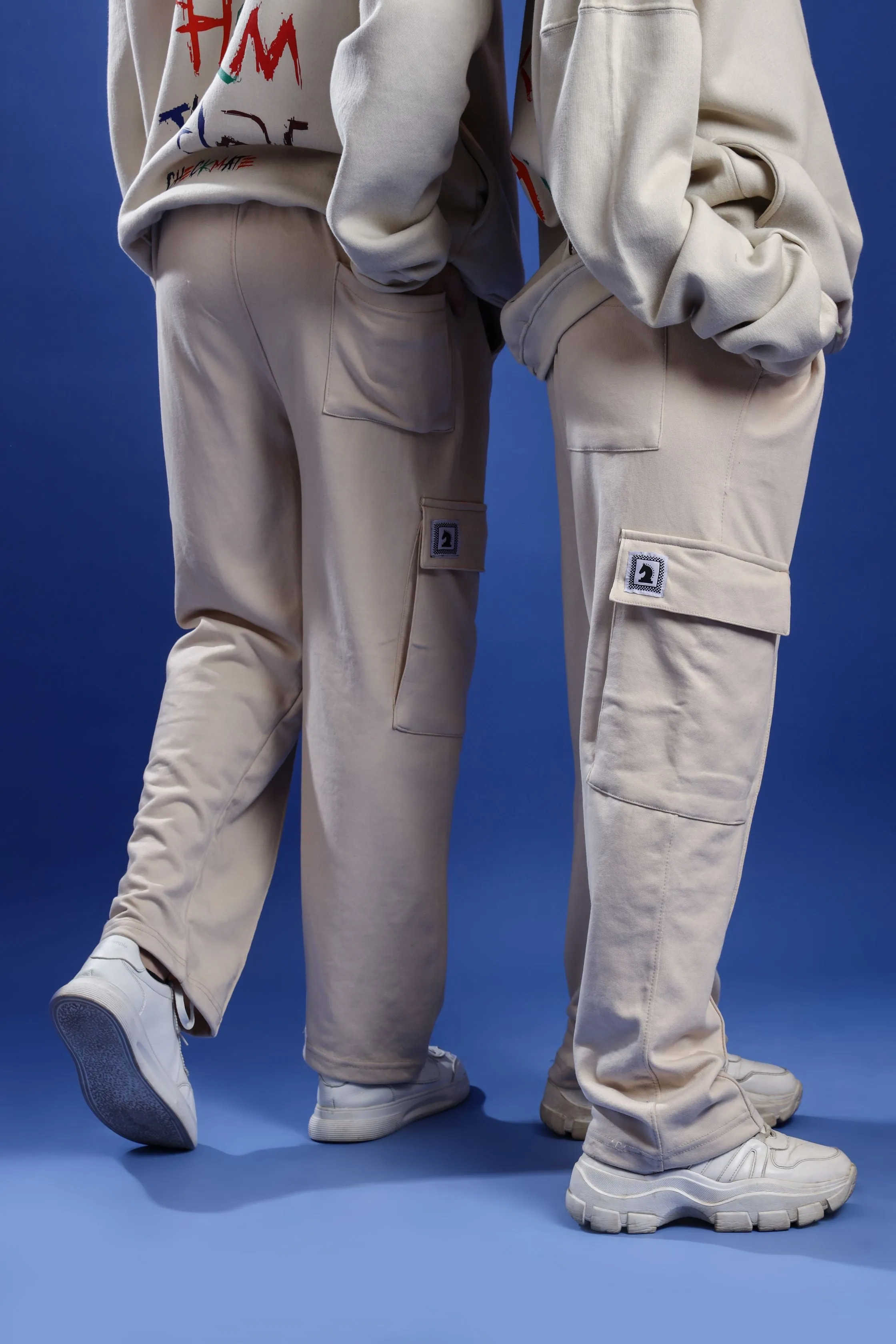 BEIGE CARGO TROUSER (4 POCKETS)