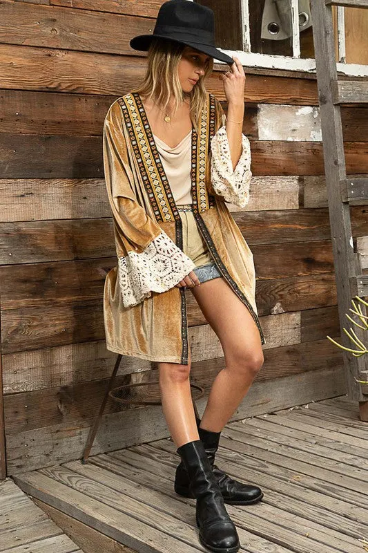 Boho Velvet Blazer