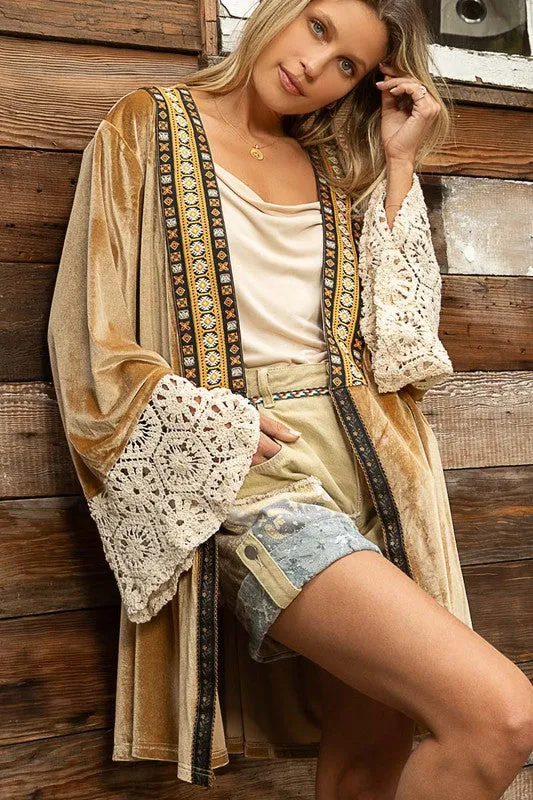 Boho Velvet Blazer