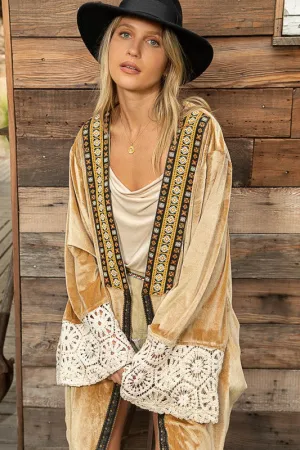 Boho Velvet Blazer