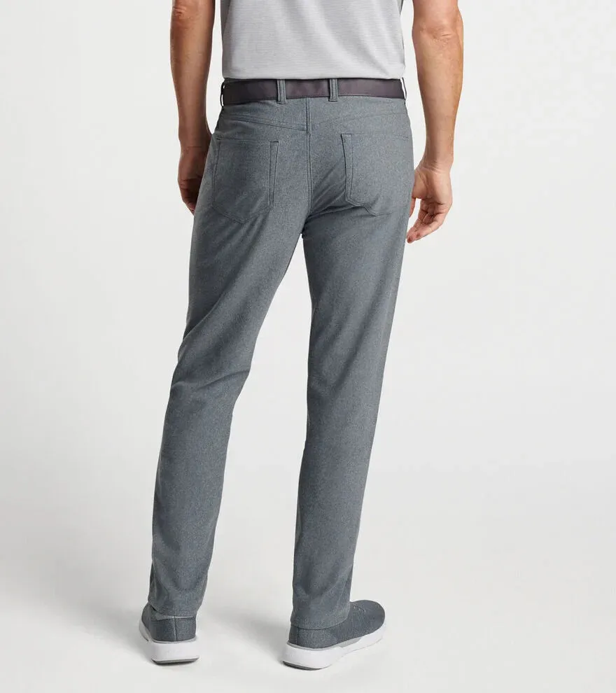 Brevard Performance Flannel Five Pocket Pant-Charcoal