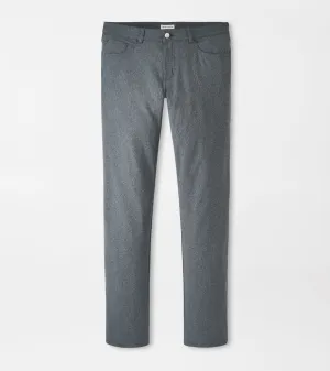 Brevard Performance Flannel Five Pocket Pant-Charcoal