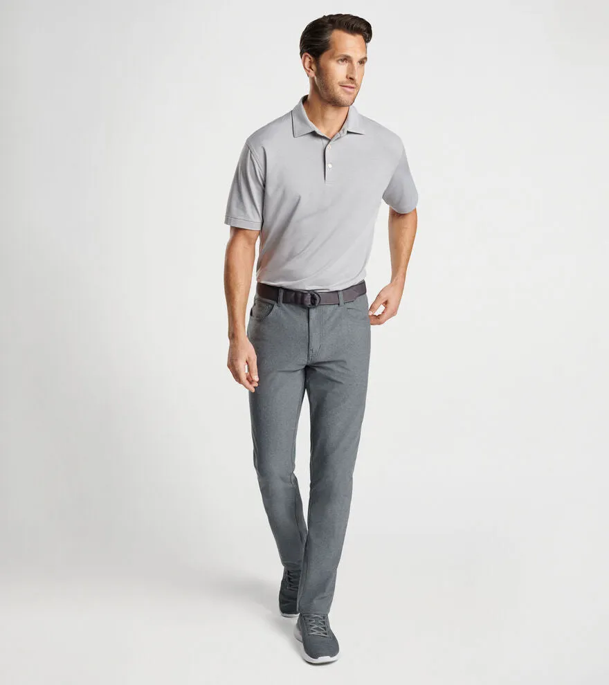 Brevard Performance Flannel Five Pocket Pant-Charcoal
