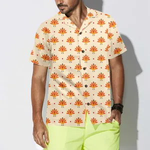 Cartoon Turkey Bird And Polka Dot Hawaiian Shirt, Funny Turkey Gobble Shirt, Gift For Thanksgiving Day, Best Gift For Friend, Family