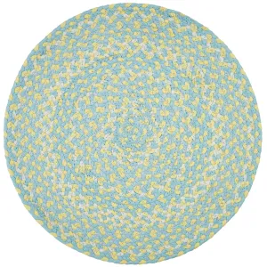 Cozy Cottage Braided Round Placemat Set