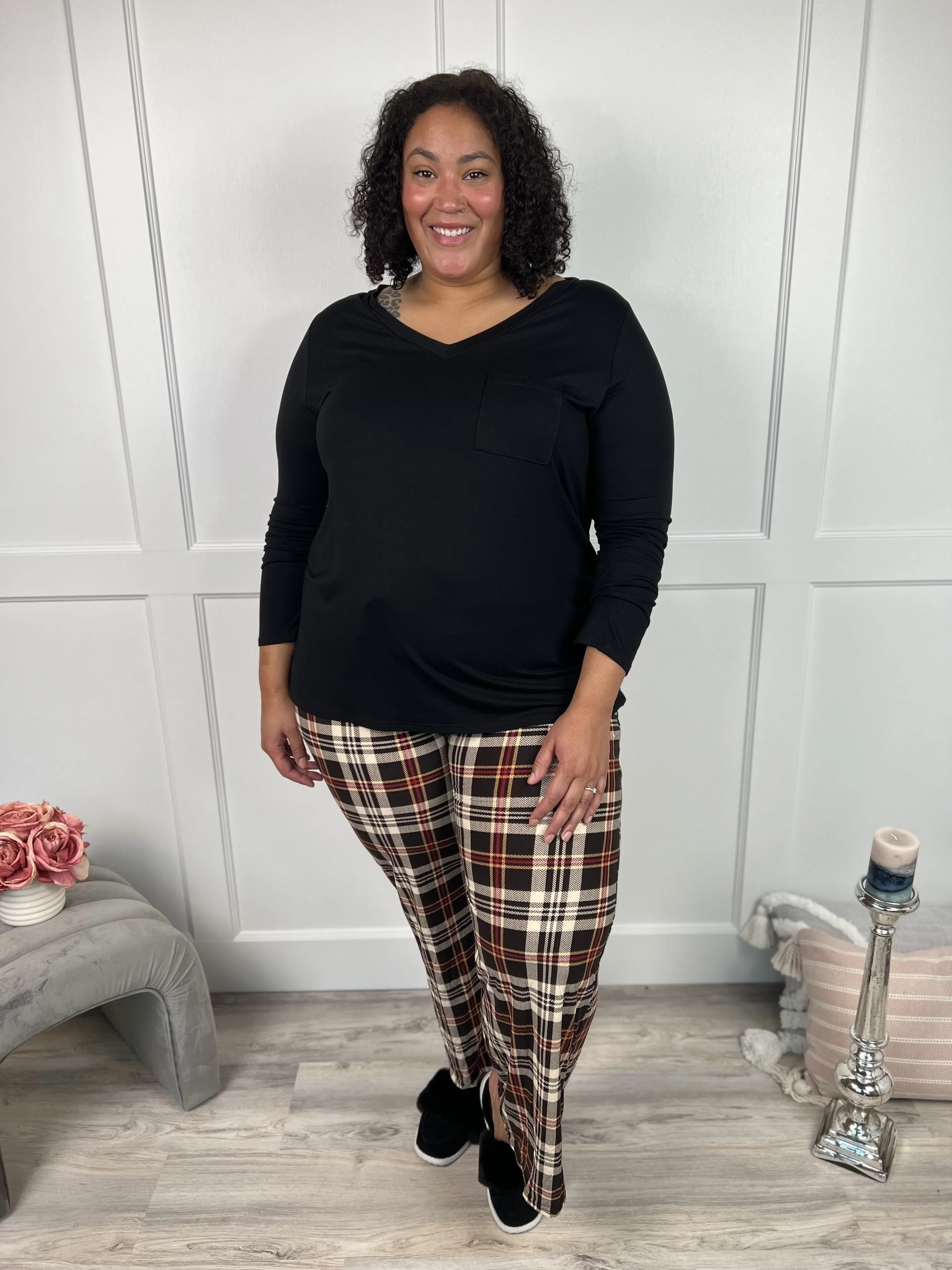Cozy Day High-Rise Pajama Bottoms * Final Sale*