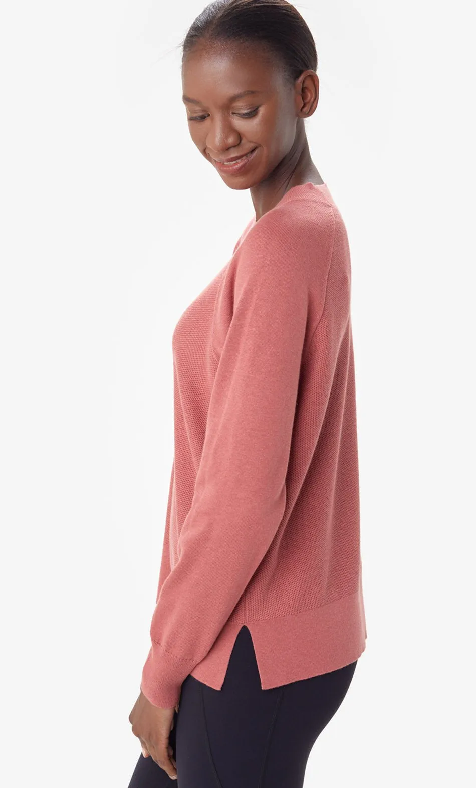COZY MOCK NECK SWEATER