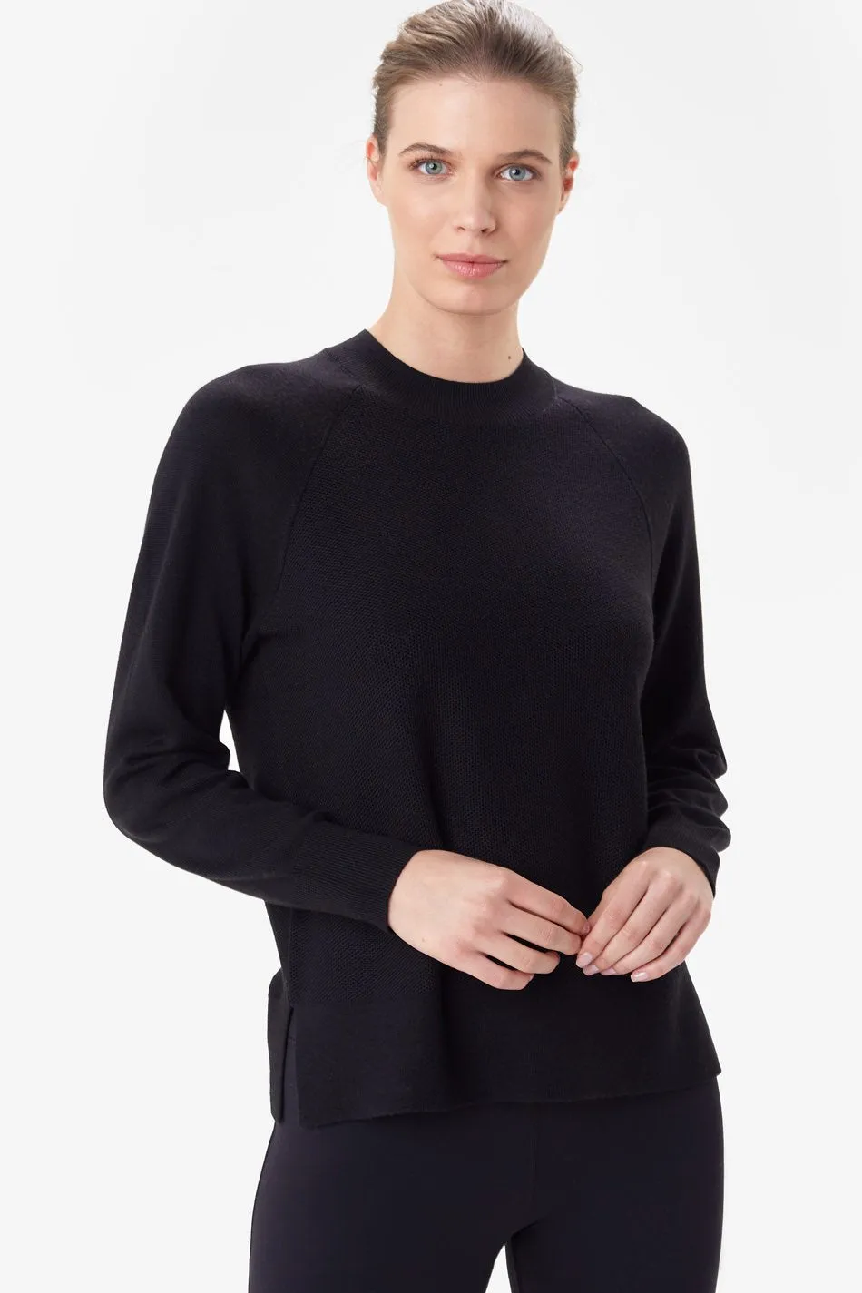 COZY MOCK NECK SWEATER