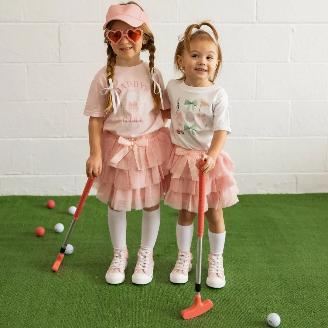 Daddy's Golf Girl Short Sleeve T-Shirt - Ballet