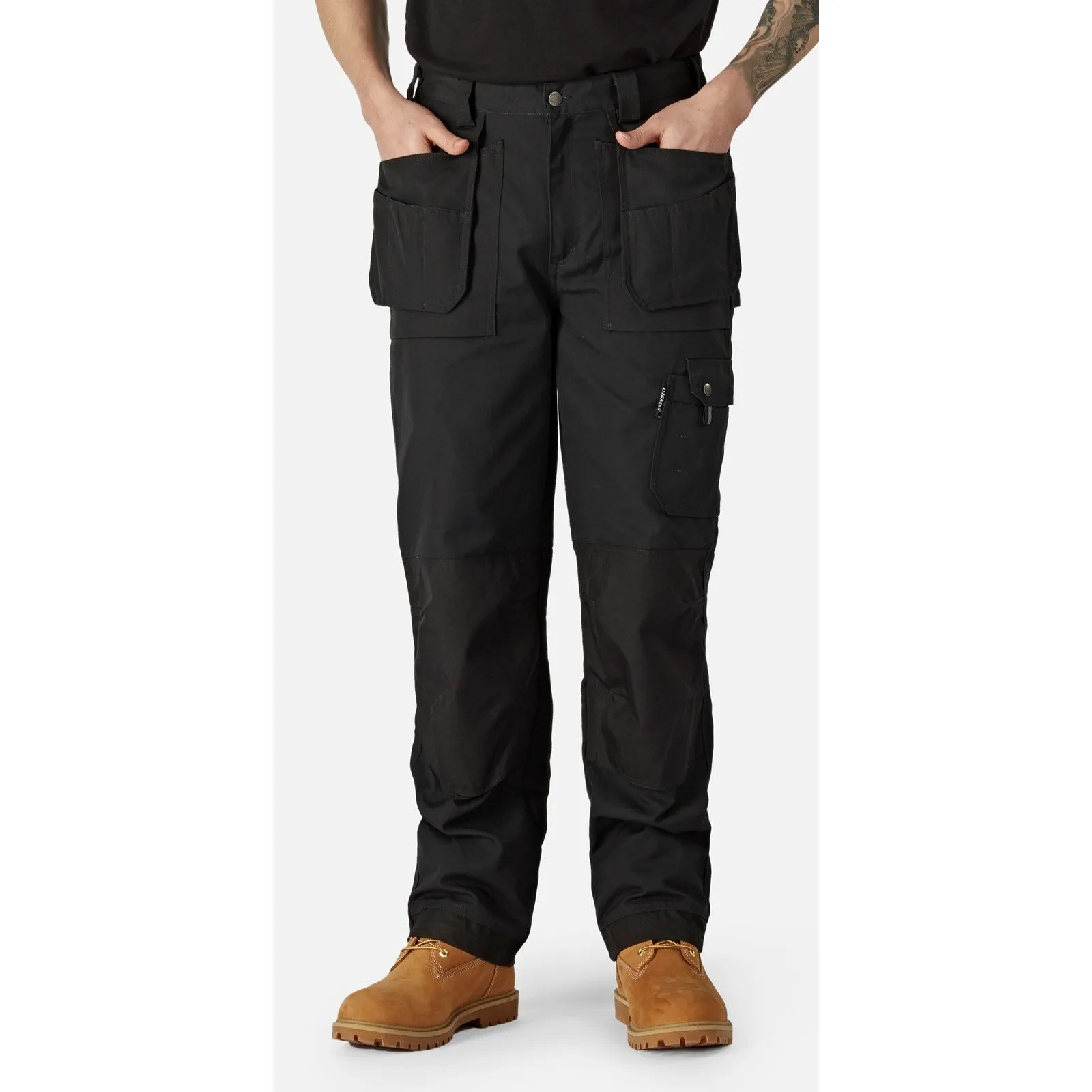 Dickies Mens Eisenhower Multi-Pocket Trousers - Black