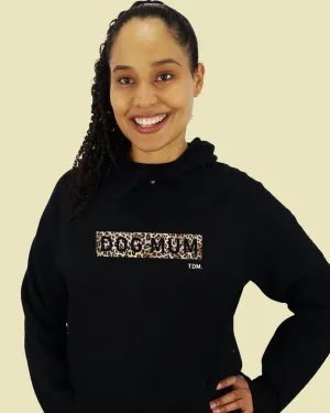 Dog Mum Leopard Panel Unisex Hoodie