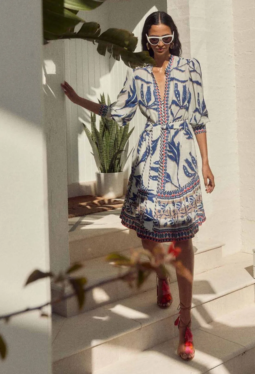 Eudora Linen Viscose Dress