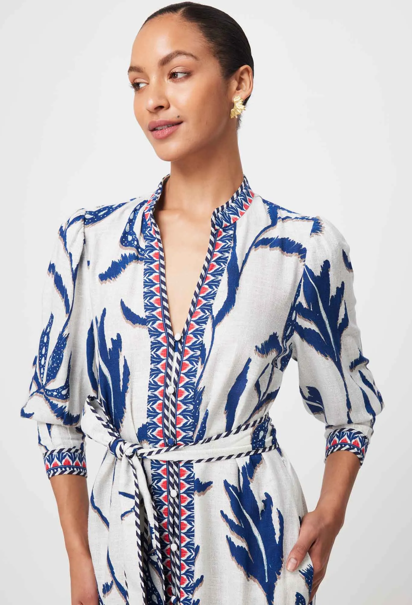 Eudora Linen Viscose Dress