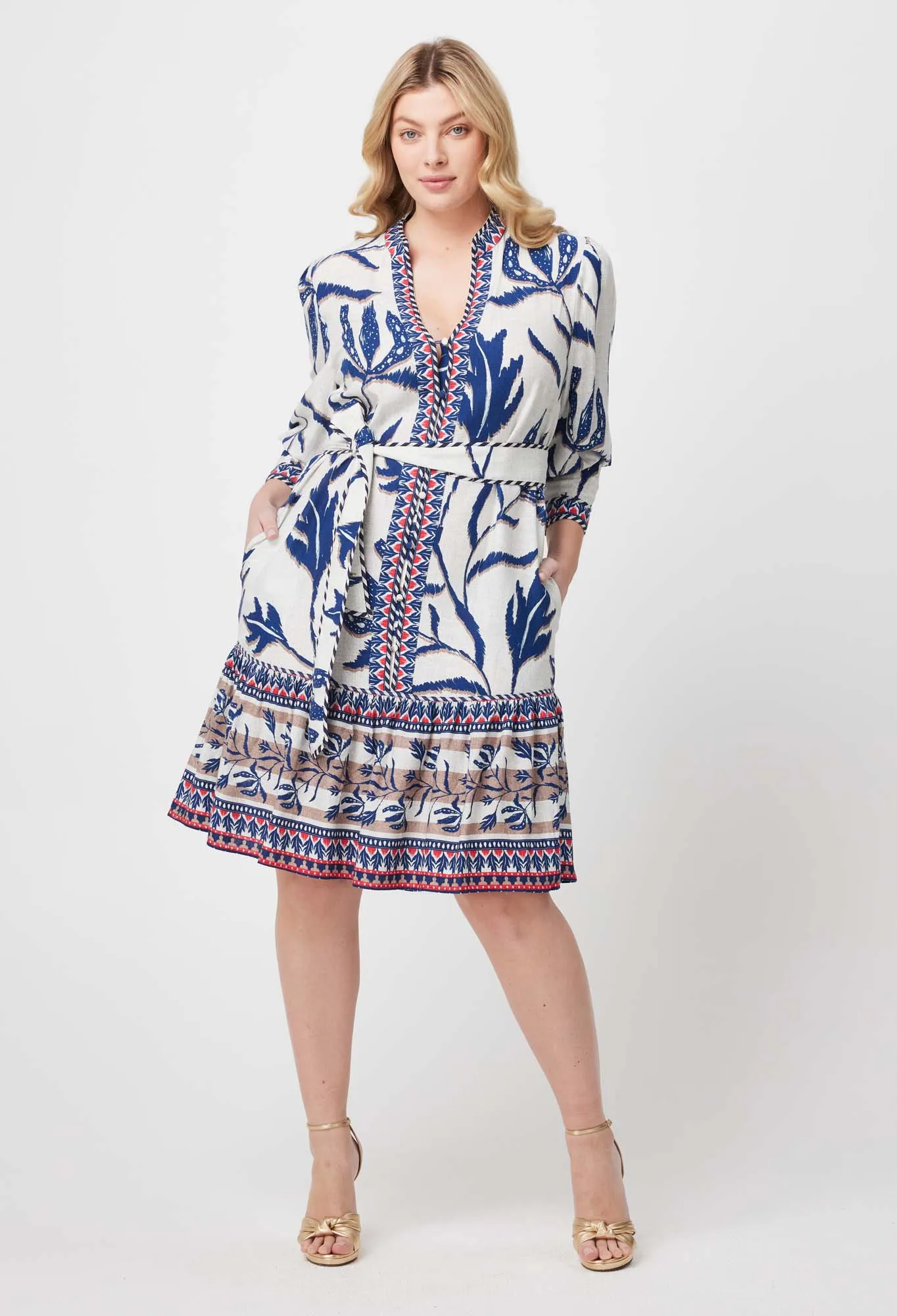 Eudora Linen Viscose Dress