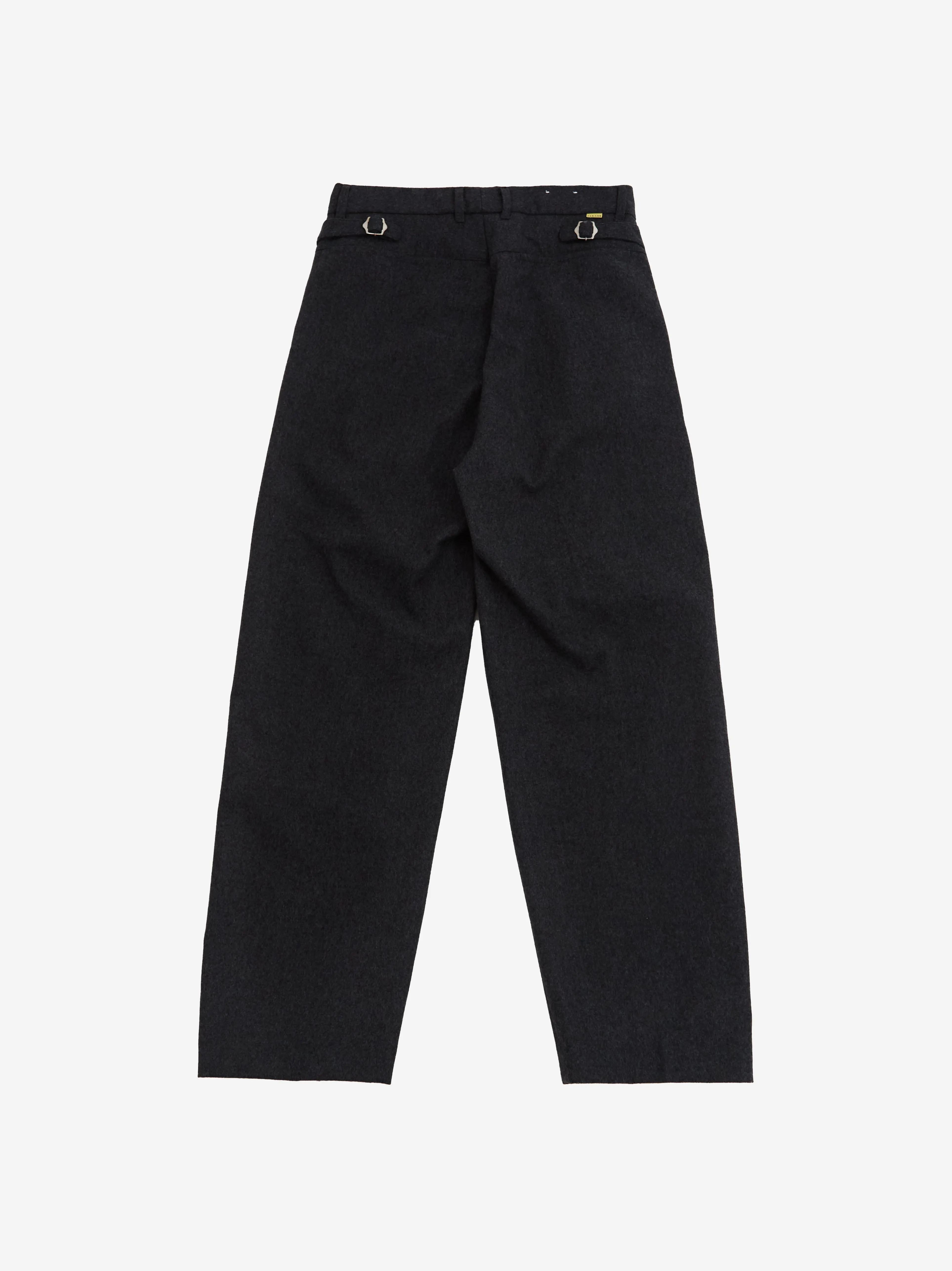 Farah Japan Two Tuck Side Adjustable Pants - C.Grey