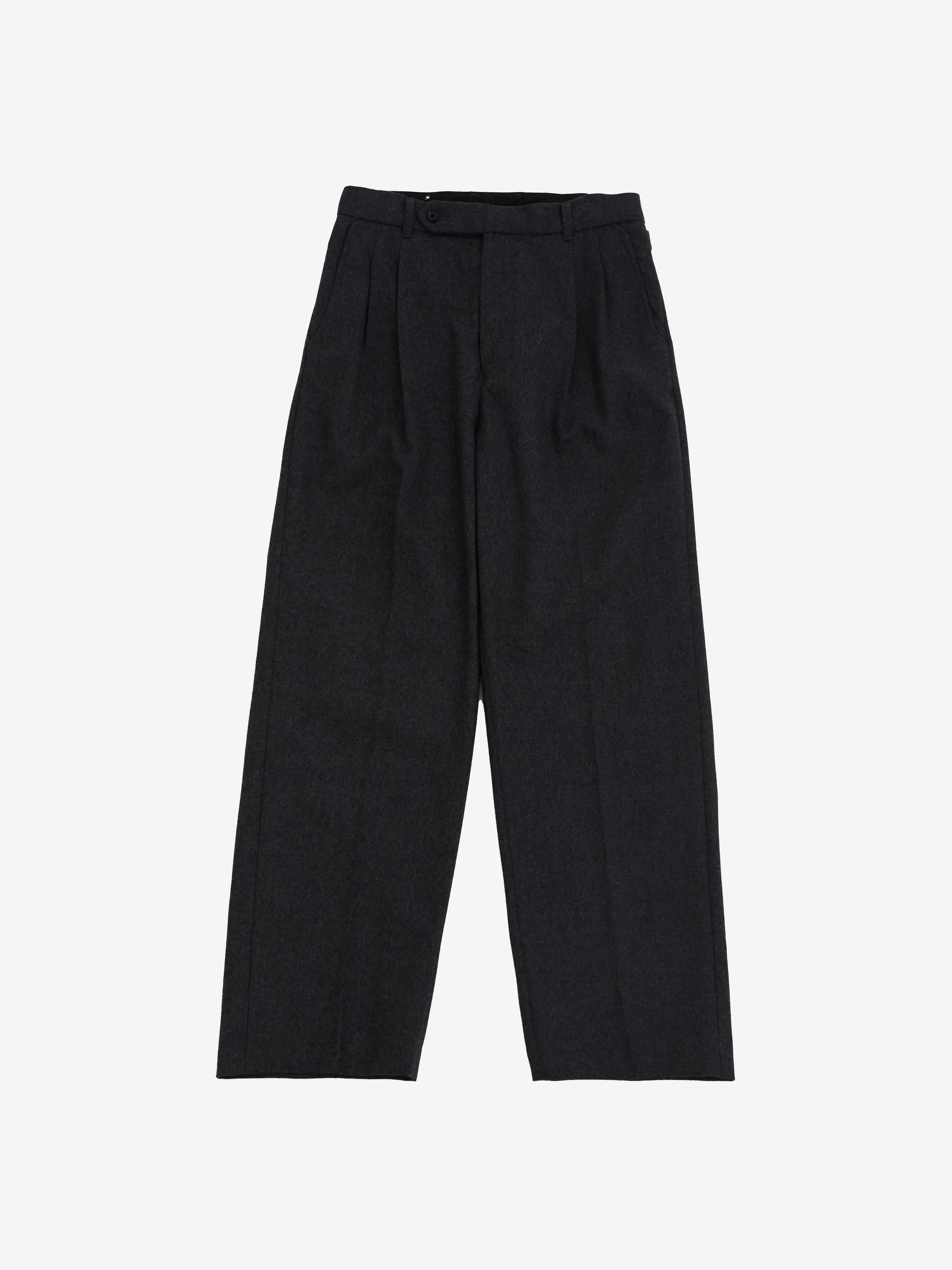 Farah Japan Two Tuck Side Adjustable Pants - C.Grey