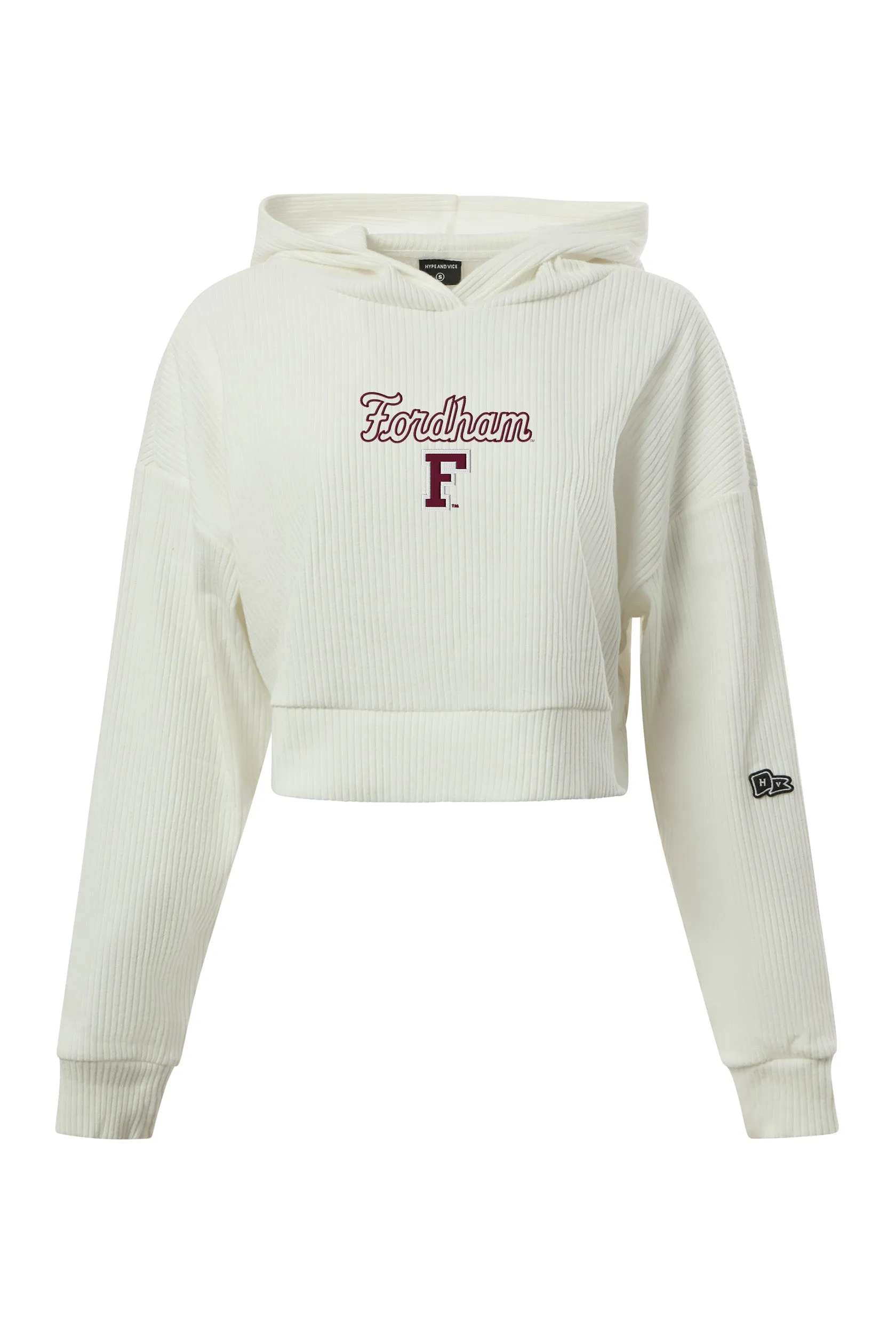 Fordham Warm-Up Cropped Hoodie
