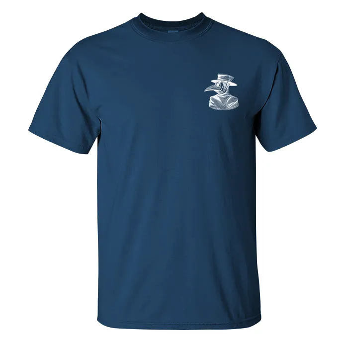 Get Well Soon Plague Doctor Print Men's T-shirt