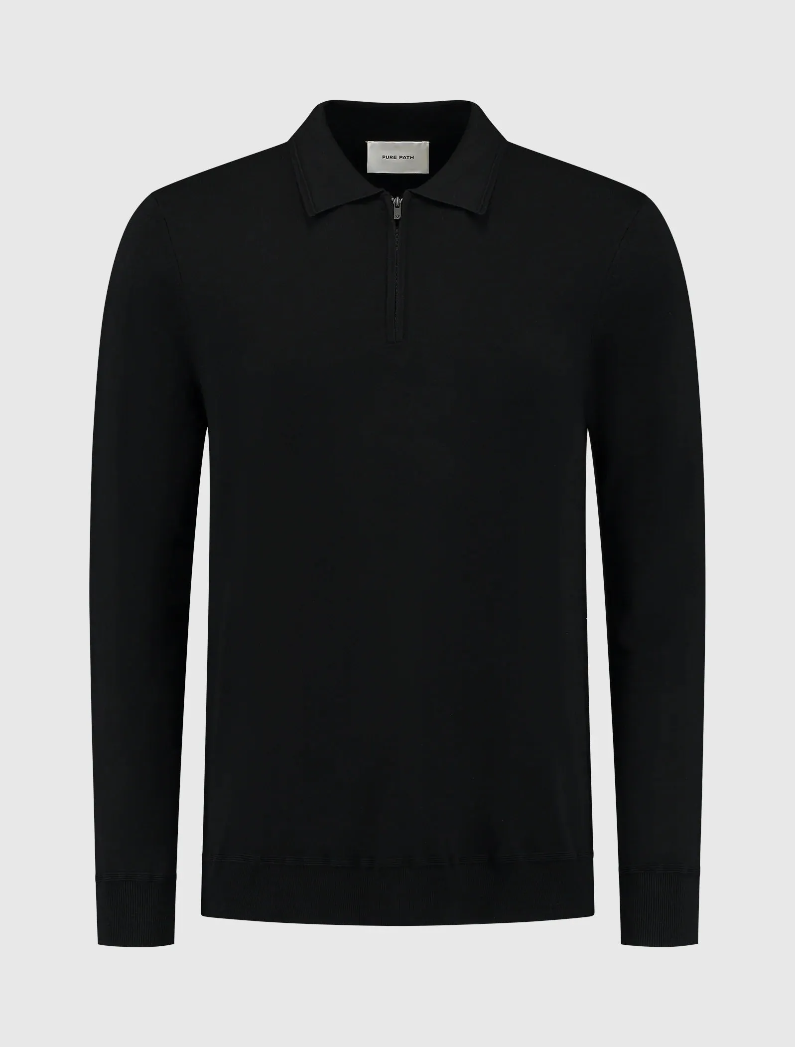 HALFZIP POLO KNITWEAR BLACK