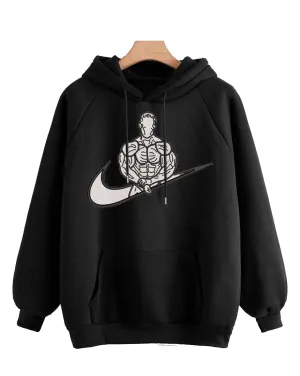 Hoodie Gym Kevin Levron Black