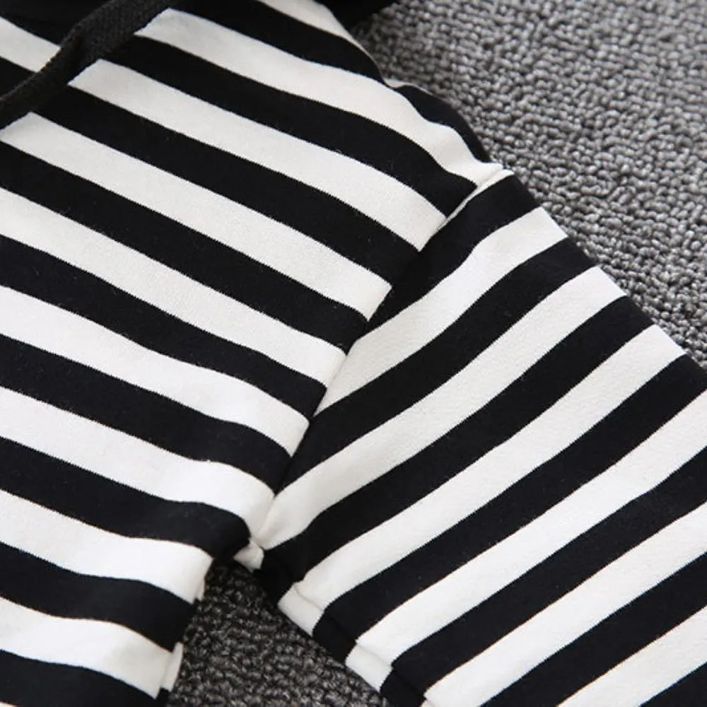 Kid Boys Stripe Hooded Top & Pants Baby Boys Clothing Wholesale