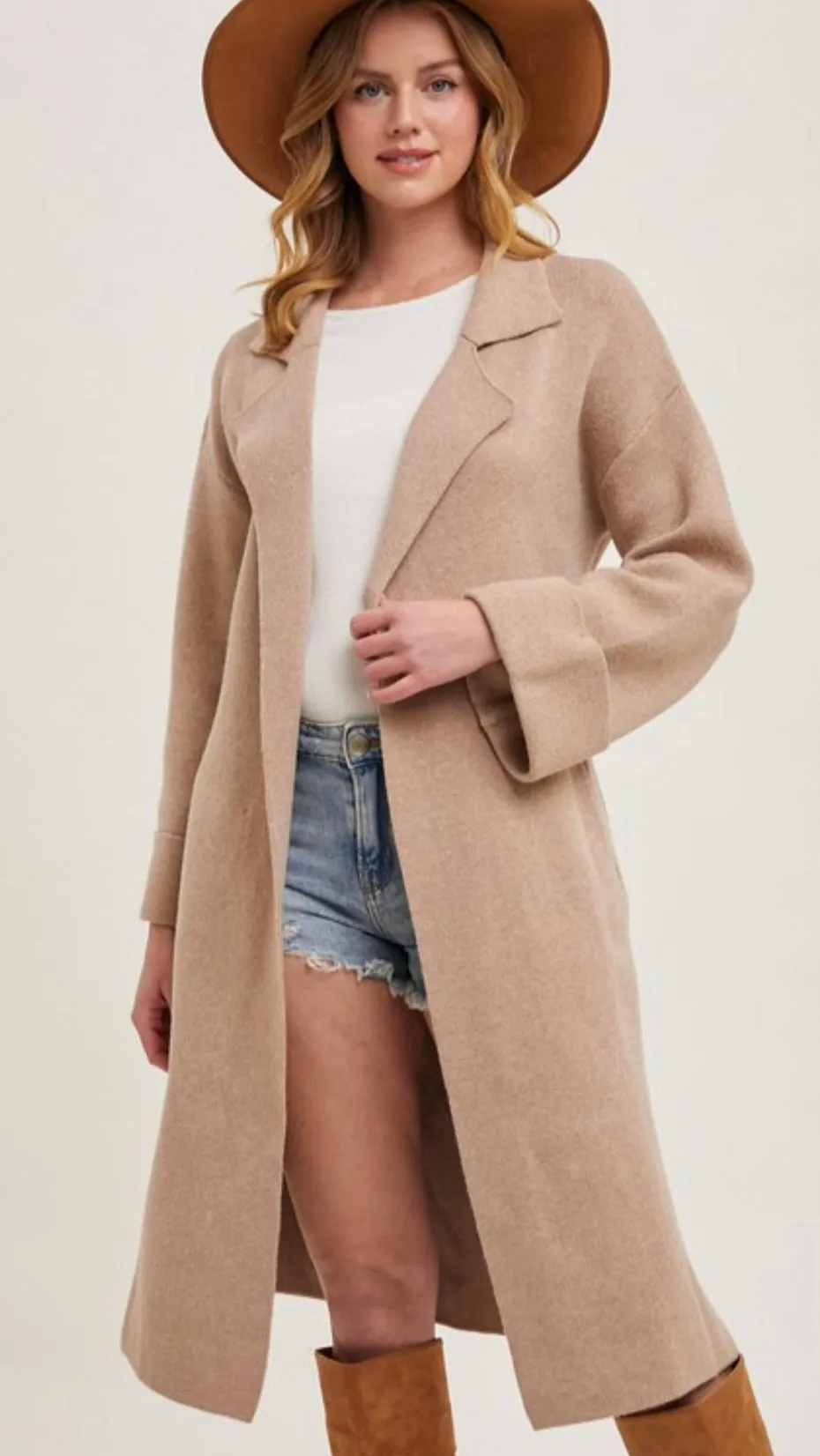 Latte Chic Long Sweater