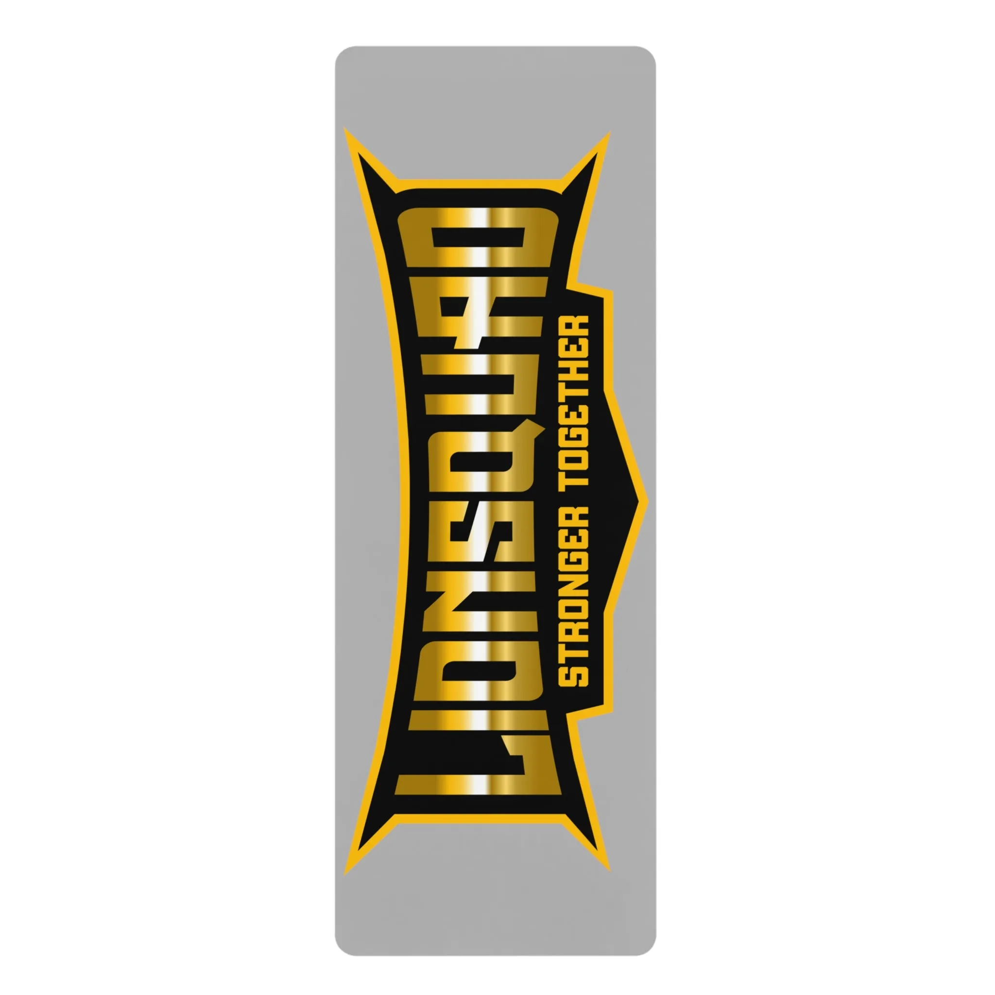 Light Grey LionSquad Rubber Yoga Mat