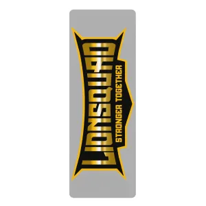Light Grey LionSquad Rubber Yoga Mat