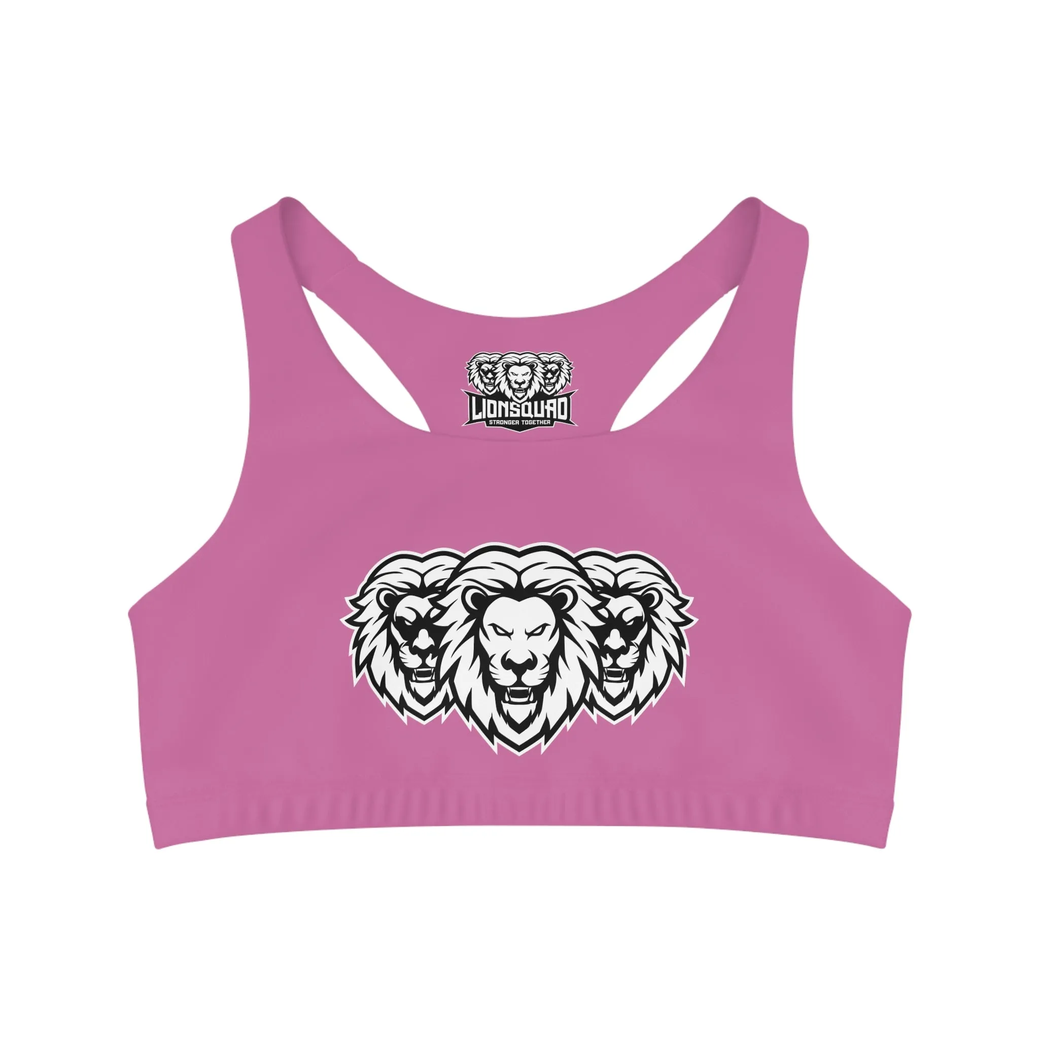 Light Pink "White Lion"  Seamless Sports Bra
