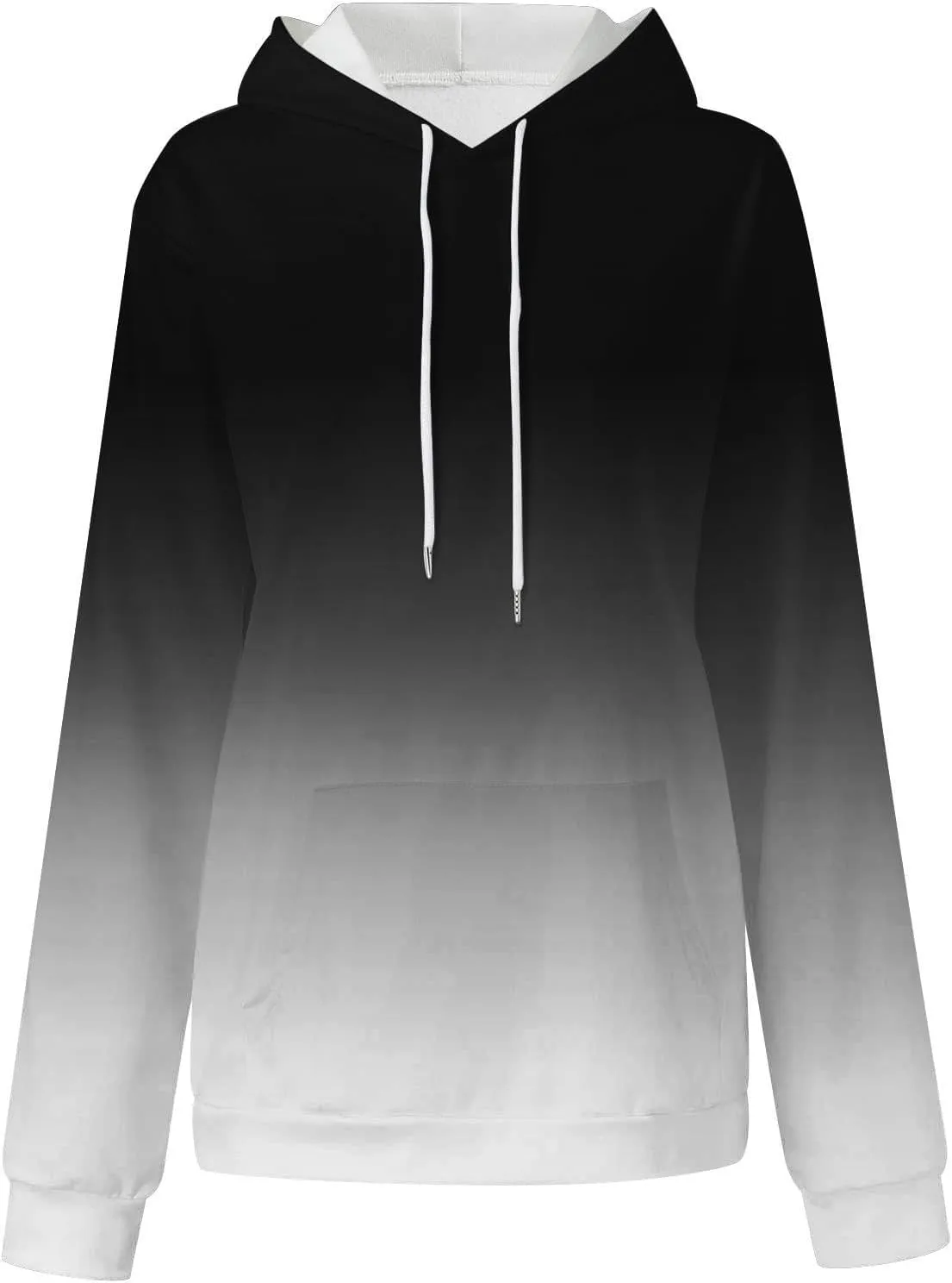 Oversized Hoodies for Women Plus Size Drawstring Sweatshirt with Pocket Loose Pullover Long Sleeve Travel Clothes