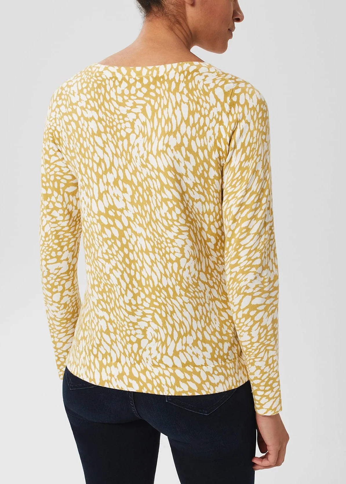 Pamela Printed Jumper 0123/9283/1144l00 Olive-Ivory