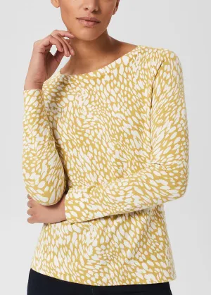 Pamela Printed Jumper 0123/9283/1144l00 Olive-Ivory
