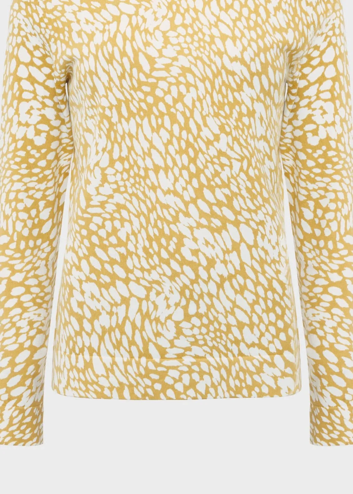 Pamela Printed Jumper 0123/9283/1144l00 Olive-Ivory