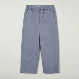 Pants Drawstring Blue Granite