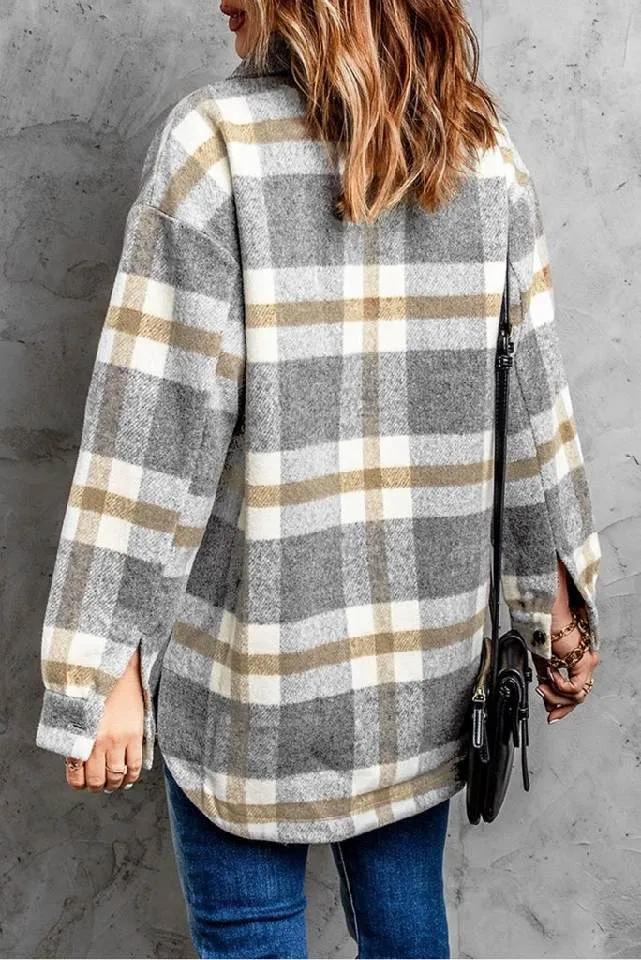 Parker Plaid Print Shacket