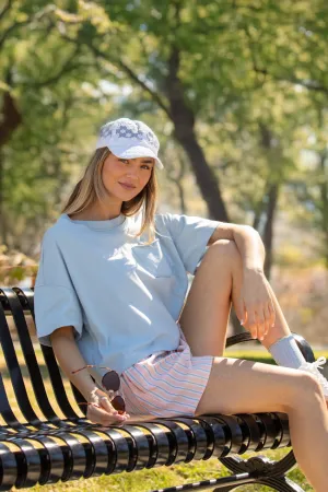 Perfect Staple Blue Soft Knit Pocket Tee SALE