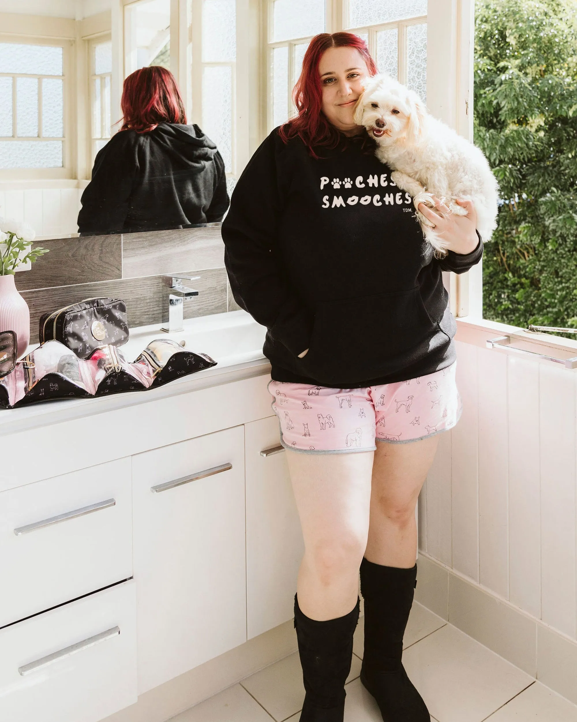Pooches & Smooches: Unisex Hoodie
