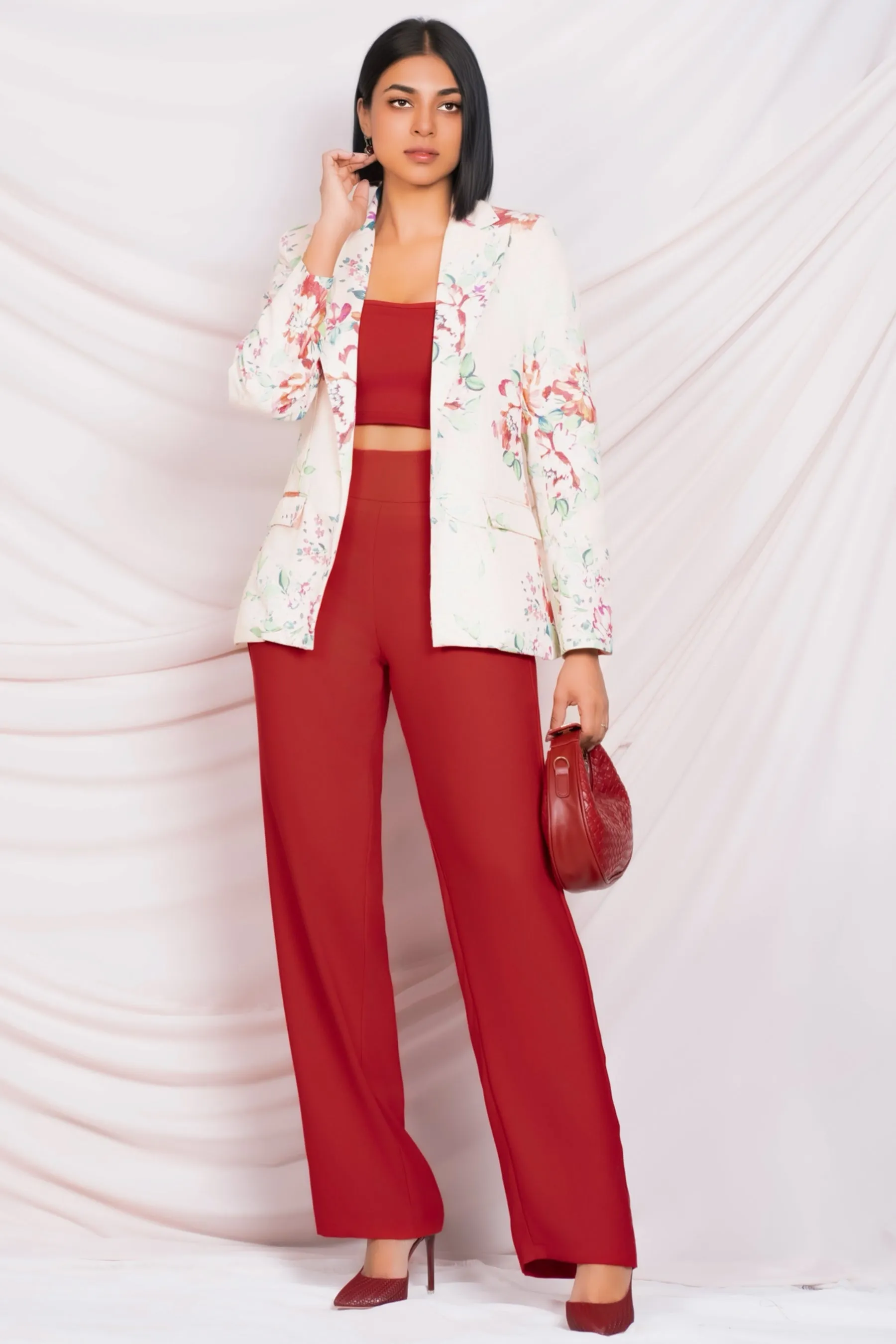 Printed Longline Blazer