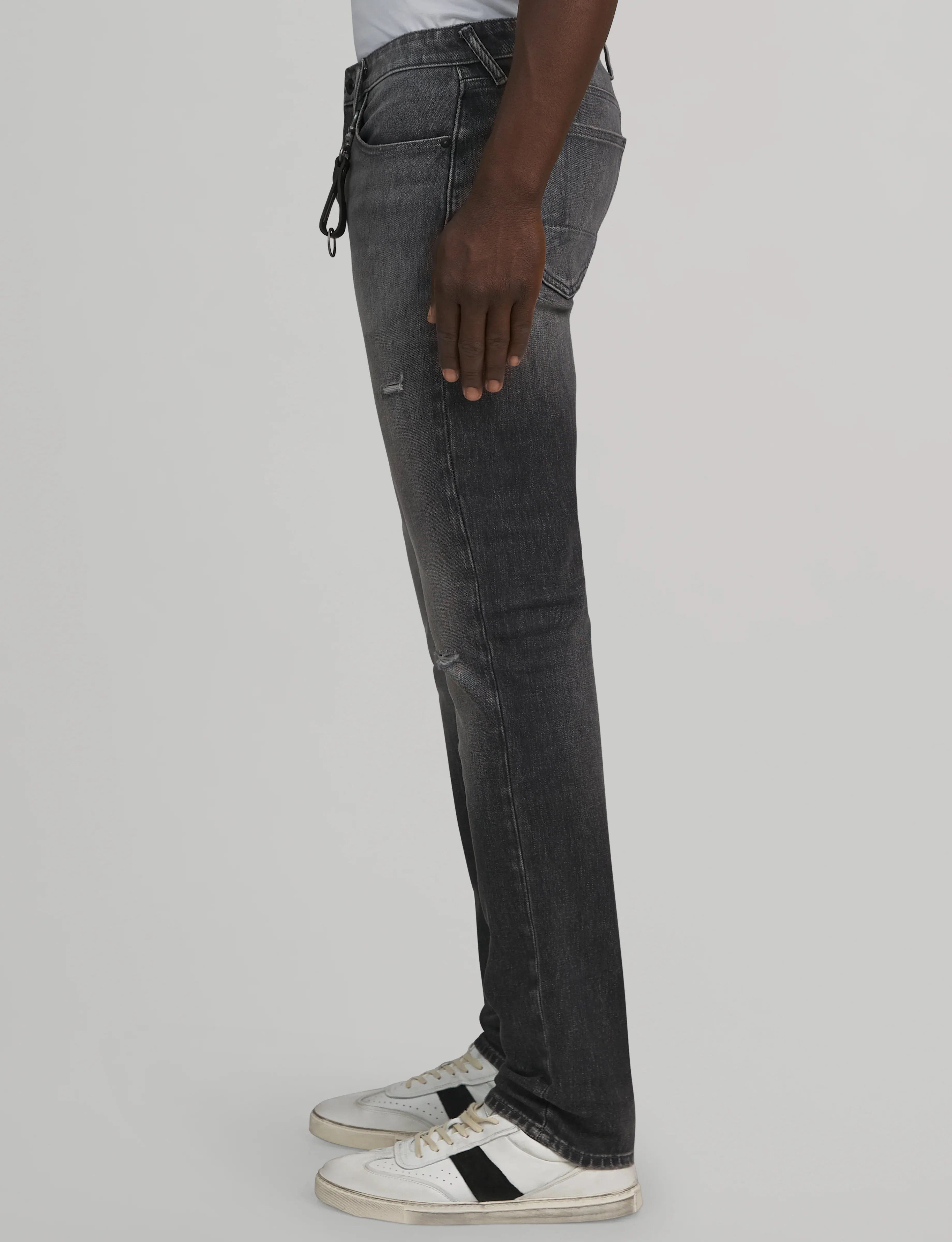 PRPS Gray Le Sabre Stretch Jeans
